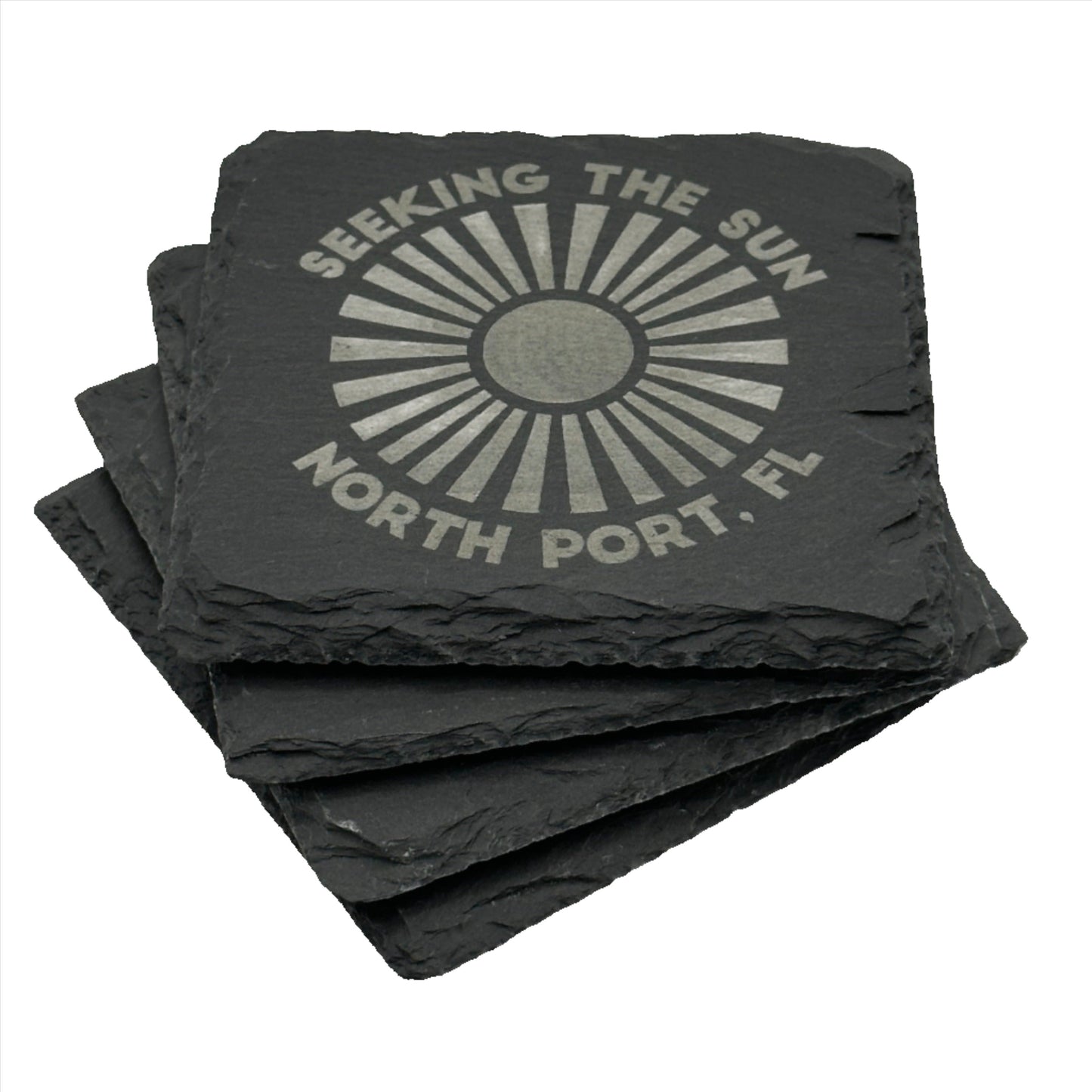 Slate Coasters - Seeking The Sun in North Port, FL