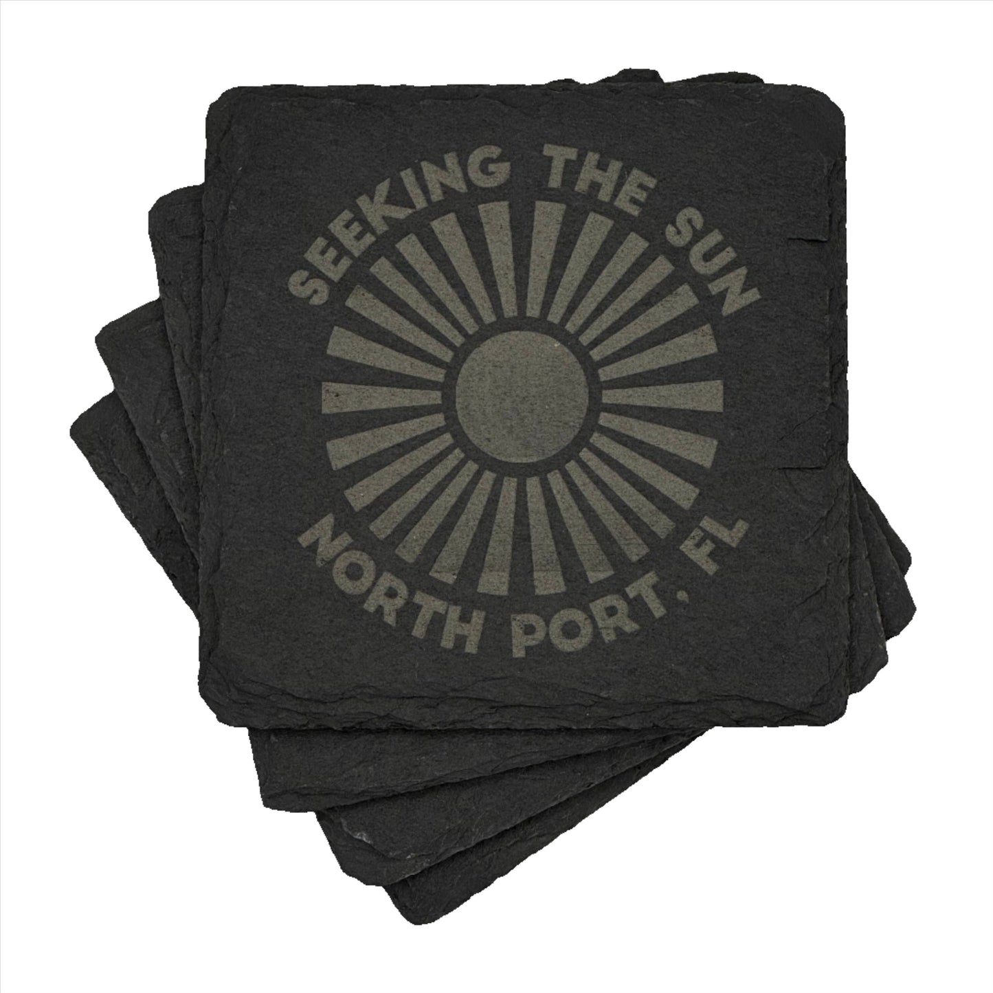 Slate Coasters - Seeking The Sun in North Port, FL